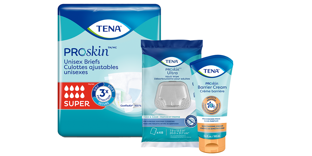 Range of TENA products  Range of TENA products